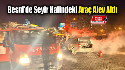 Besni Erdemoğlu Mahallesi Merinos Kavşağı’nda Adem Şahin yönetimindeki 02 AAP