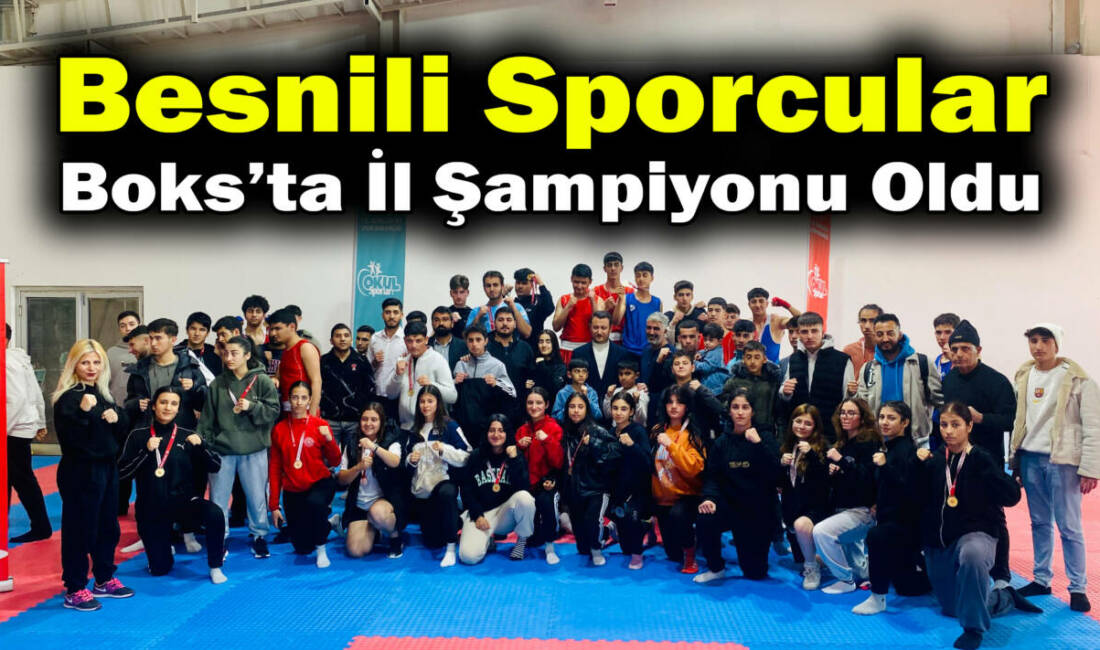 Okul Sporları Boks İl Şampiyonasında Besni Do-Kan Spor Kulübü, farklı