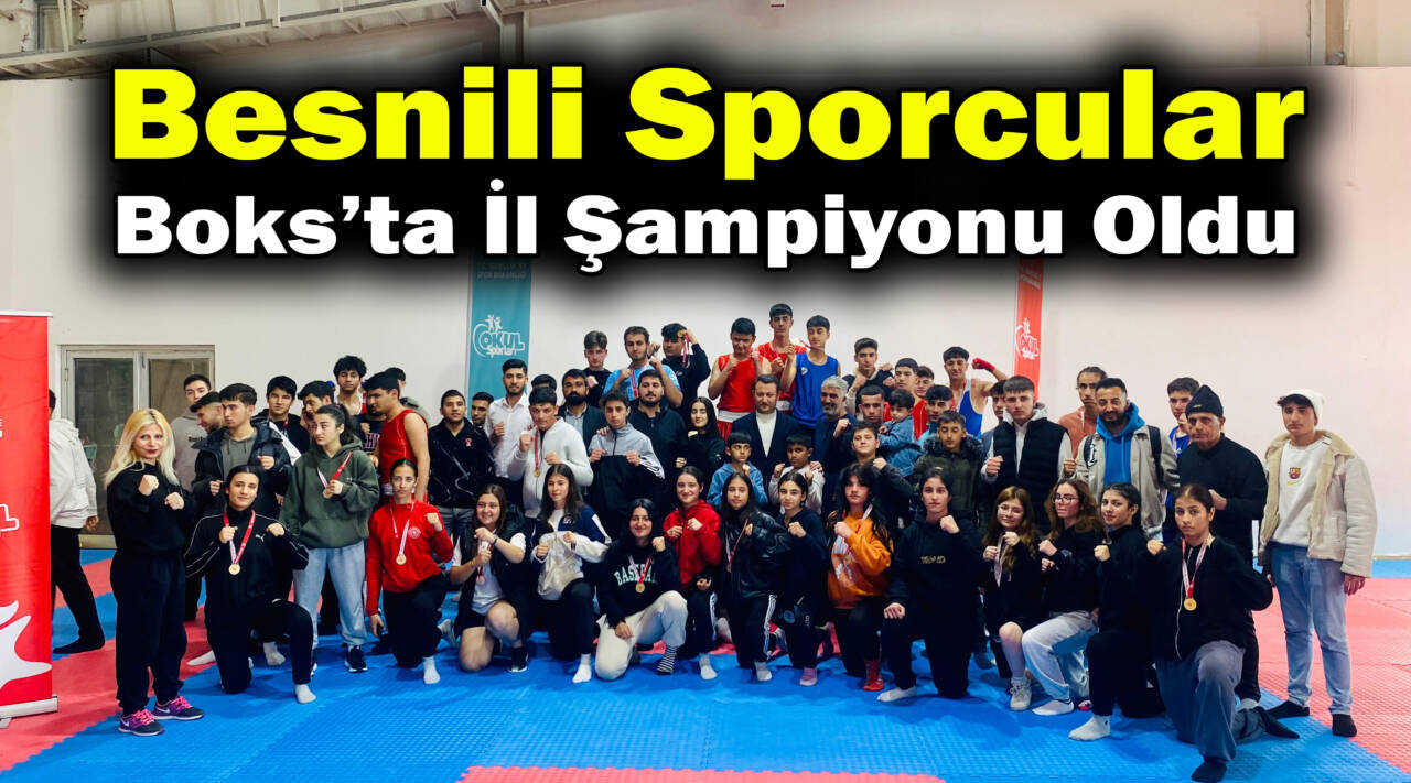 Okul Sporları Boks İl Şampiyonasında Besni Do-Kan Spor Kulübü, farklı