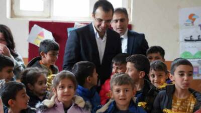 Şırnak’ın Beytüşşebap ilçesinde 130 kadın kursiyer, ördüğü 130 bere, 140