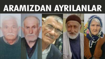 13-14.03.2025 Perşembe, Cuma gününe ait Besni’de Vefat Edenler köşesi.