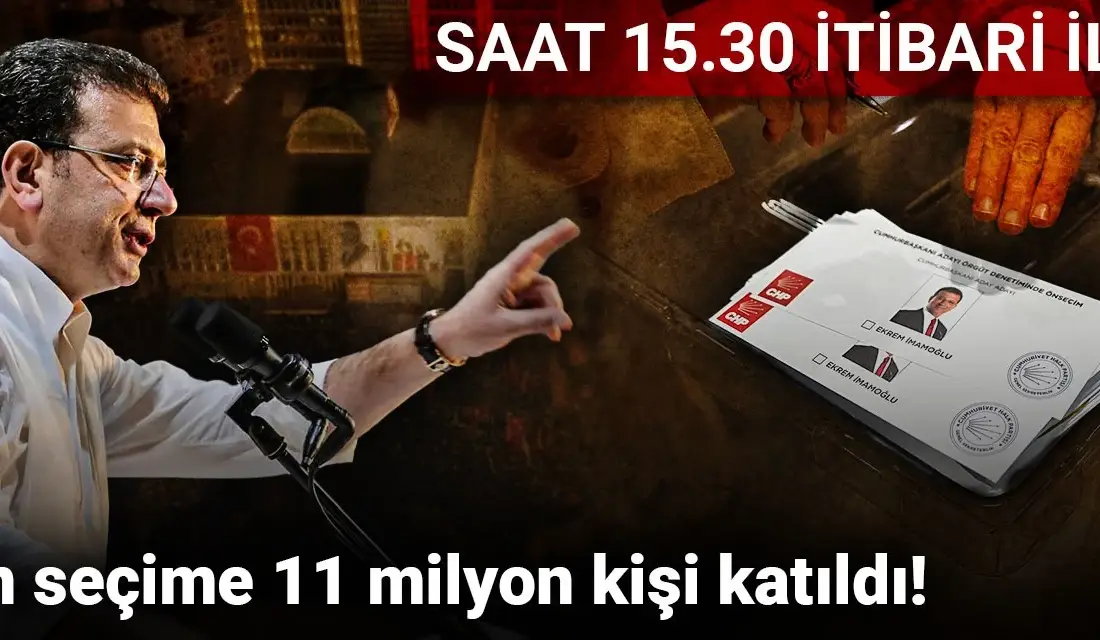 Tutuklanarak Silivri'ye götürülen Ekrem İmamoğlu'nun tek aday olarak katıldığı CHP'nin