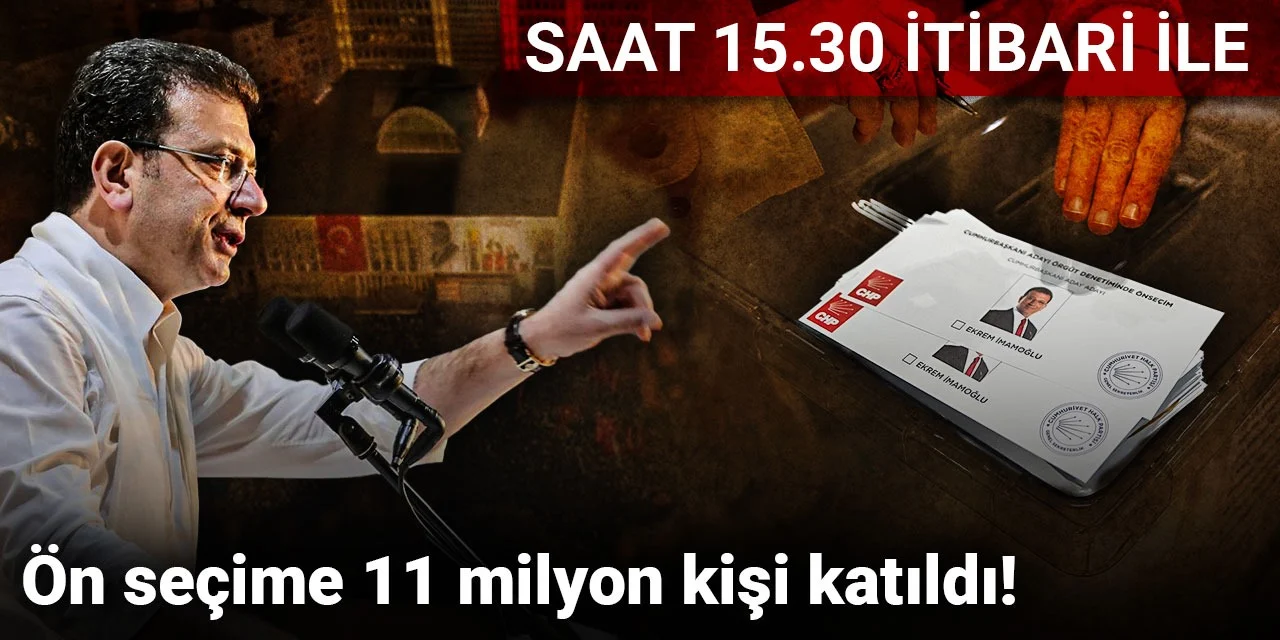 Tutuklanarak Silivri'ye götürülen Ekrem İmamoğlu'nun tek aday olarak katıldığı CHP'nin