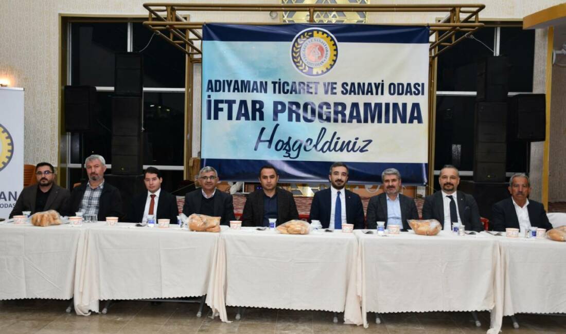 Adıyaman Ticaret ve Sanayi Odası (ATSO) tarafından düzenlenen iftar programı,