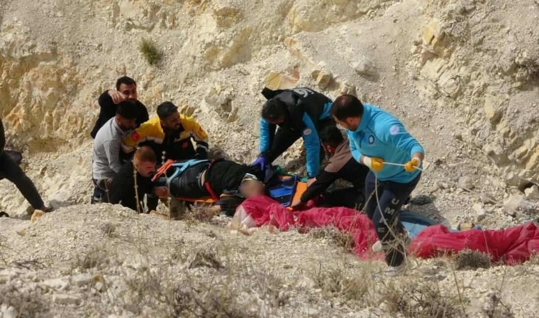 Adıyaman’da, paraşütle havalanmaya çalışan Üroloji Uzmanı Op. Dr. Mahir Kartalmış,