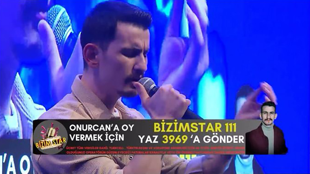 Antalya’da düzenlenen "Bizim Star Ses Yarışması"na Besnili Onurcan Doğancı damgasını