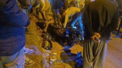 Gölbaşı'nda motosiklet ile hafif ticari aracın çarpışması sonucu 1 kişi