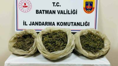 Batman’ın Kozluk ilçesinde bir evde yapılan aramada 21 kilo 600