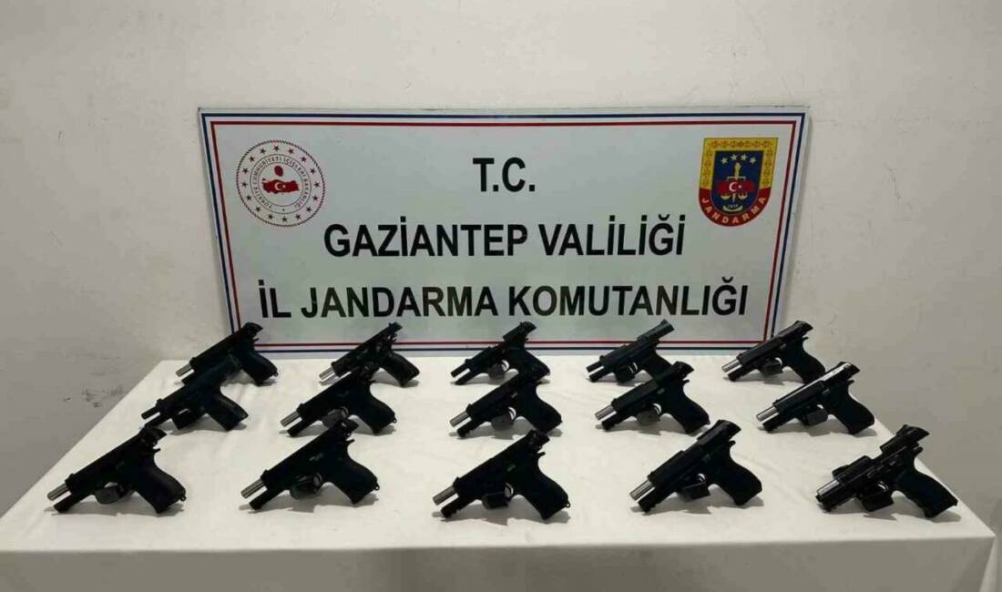 Gaziantep'te silah kaçakçılığı operasyonunda ele geçirilen 30 kaçak silahla ilgili