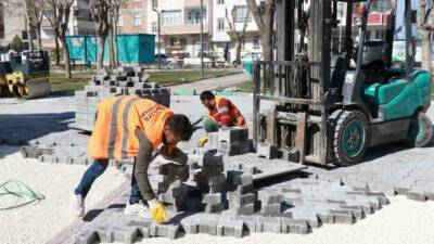 Haliliye Belediyesi Fen İşleri Müdürlüğü, bakım ve onarım çalışmaları çerçevesinde