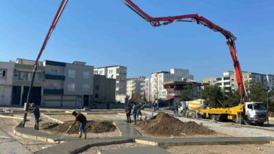 Adıyaman’ın Kahta ilçe Belediyesi’nden Cumhuriyet ve Karşıyaka Mahallelerine yeni yaşam