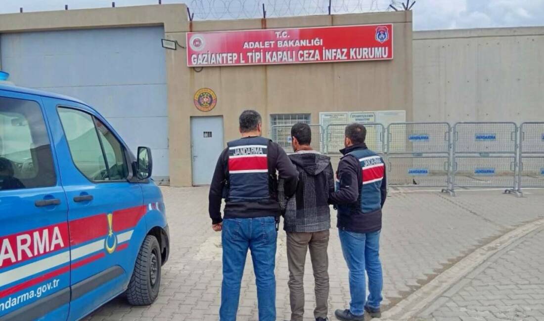 Gaziantep’te hakkında 14 yıl 8 ay kesinleşmiş hapis cezası bulunan