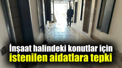 Adıyaman’da, tamamlanmayan kalıcı deprem konutlarına henüz yerleşmeden aidat ödemeye başlayan