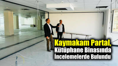 Besni Kaymakamı Çağlar Partal, yeniden hizmet vermeye hazırlanan Yenibesni Mahallesi'ndeki