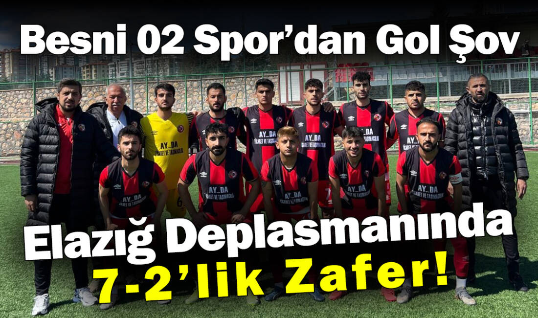 Bölgesel Amatör Lig’in 24. haftasında temsilcimiz Besni 02 Spor, deplasmanda