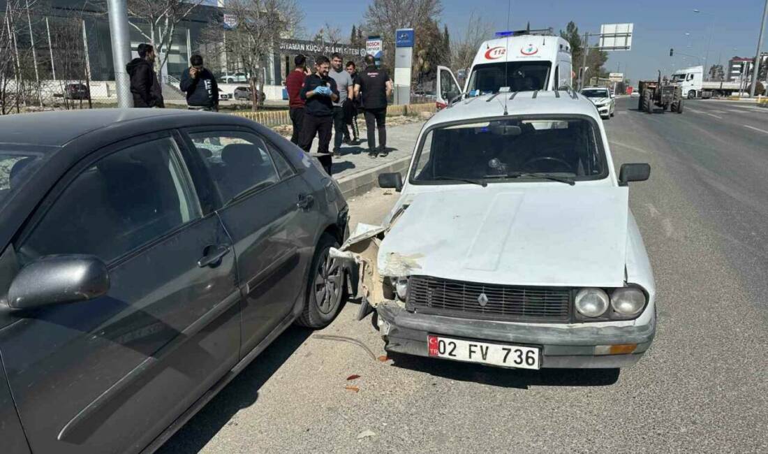 Adıyaman’da bir otomobilin park halindeki otomobile çarpması sonucu 1 kişi