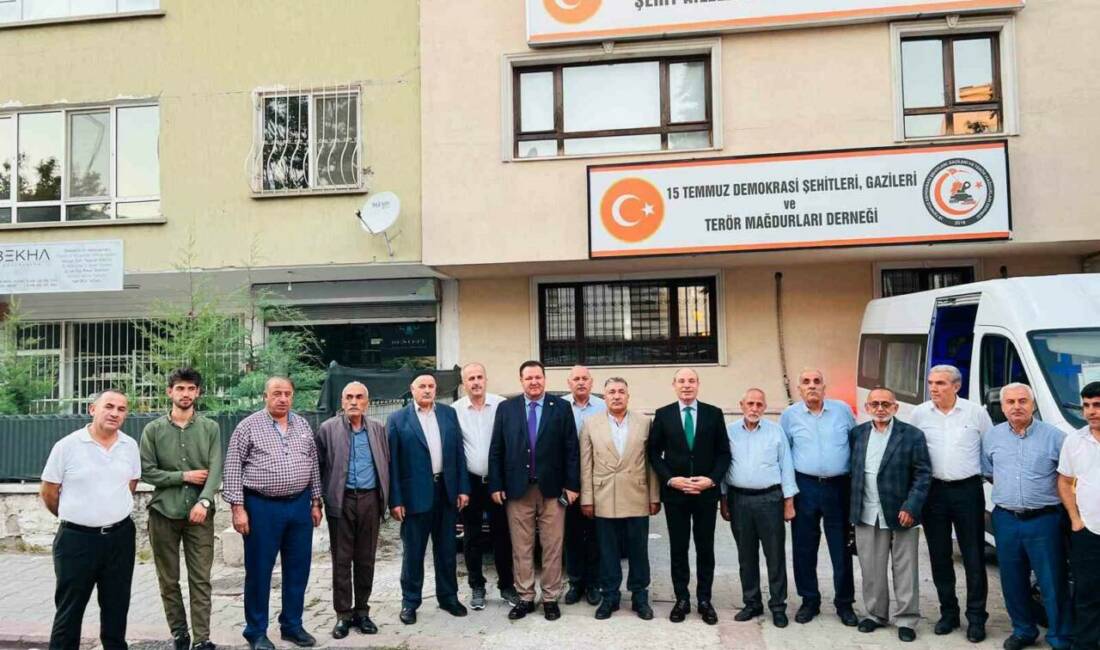 Şırnak’ta bazı ziyaretlerde bulunan 15 Temmuz Demokrasi Şehitleri Gazileri ve