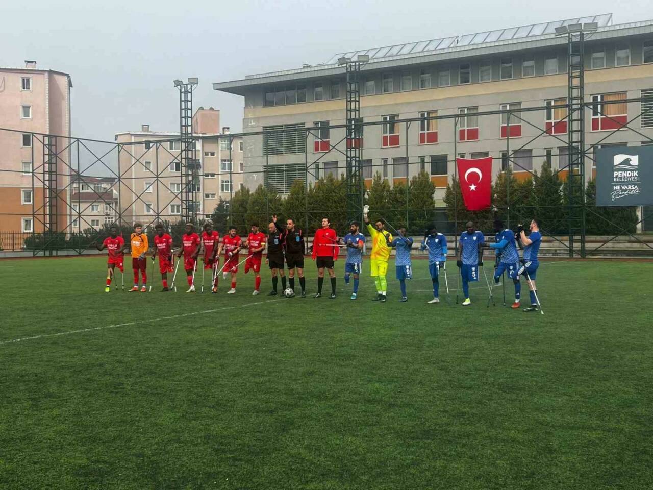 Şahinbey Ampute Futbol Takımı, ligin ikinci yarısının ilk karşılaşmasında deplasmanda