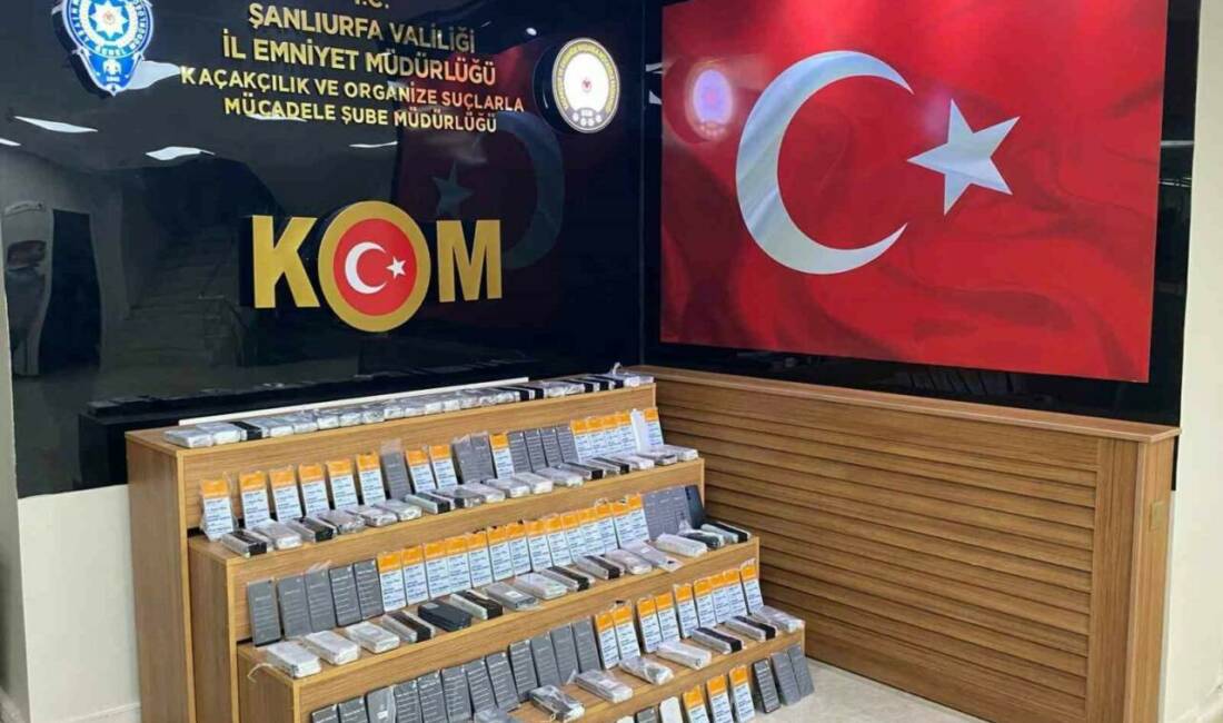 Şanlıurfa’da yapılan operasyonda araçta gizli bölmelerde 4 milyon TL değerinde