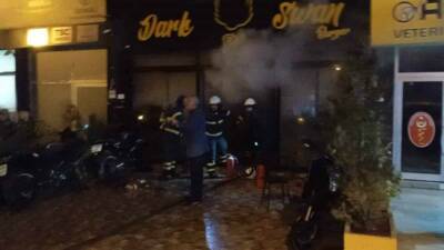 Siirt’te bir iş yerinde çıkan yangın, kısa süreli paniğe neden