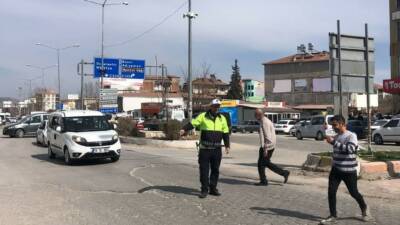 Adıyaman’ın Gölbaşı İlçe Emniyet Müdürlüğü Trafik Denetleme Büro Amirliği ekipleri,