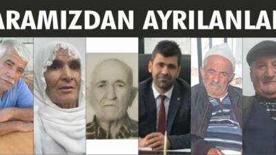 24-25-26.04.2025 Perşembe, Cuma, Cumartesi gününe ait Besni’de Vefat Edenler köşesi.