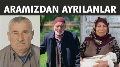 08-09-11.04.2025 tarihlerine ait Besni’de Vefat Edenler köşesi.