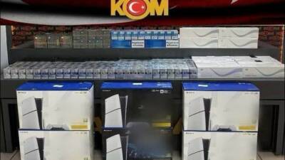 Batman’da düzenlenen operasyonlarda 4 bin 130 paket gümrük kaçağı sigara