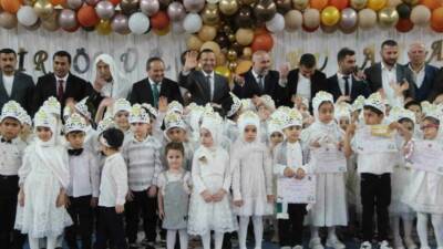 Cizre İlçe Müftülüğüne bağlı 4-6 yaş Kur’an kurslarından 145 çocuk