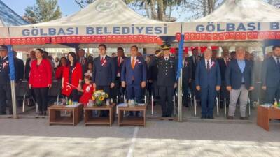 Adıyaman’ın Gölbaşı ilçesinde 23 Nisan Ulusal Egemenlik ve Çocuk Bayramı