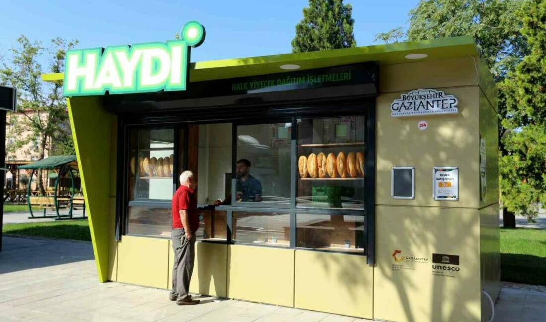 Gaziantep Büyükşehir Belediye Başkanı Fatma Şahin, Haydi Büfelerinde satışa sunulan