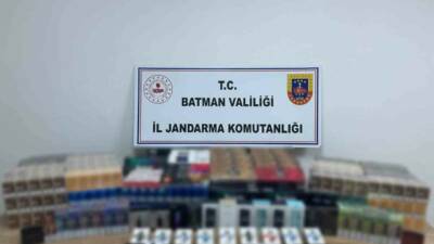 Batman’da kargo aracılığıyla batı illerine kaçak sigara gönderileceği bilgisi üzerine