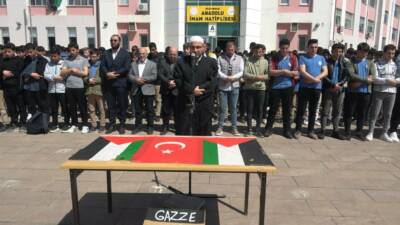 Kilis’te okullarda Filistin’de yaşanan insanlık dramına dikkat çekmek ve destek