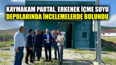 Besni Kaymakamı Çağlar Partal, Burunçayır ve Akpınar köylerinde bulunan Erkenek