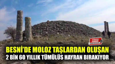 Besni'de 2 bin 60 yıl önce ana kayaya oyulan Kommagene