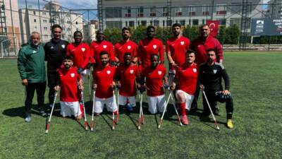 Şahinbey Ampute Futbol Takımı, deplasmanda Pendik Belediyesi Bedensel Engelliler Spor