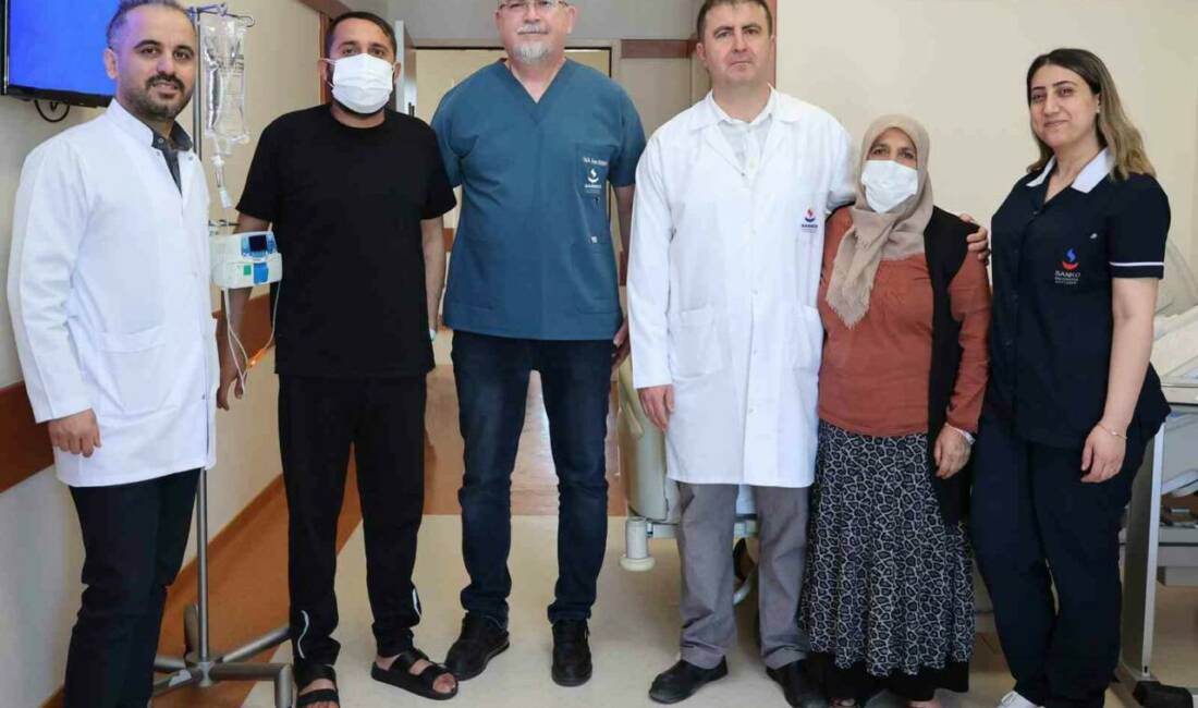 SANKO Üniversitesi Hastanesi Organ Nakil Merkezi’nde (TransplANTEPSANKO) Hataylı N.K. (32),