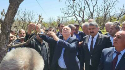 Türkiye Ziraat Odaları Birliği Genel Başkanı Şemsi Bayraktar, Adıyaman’da zirai