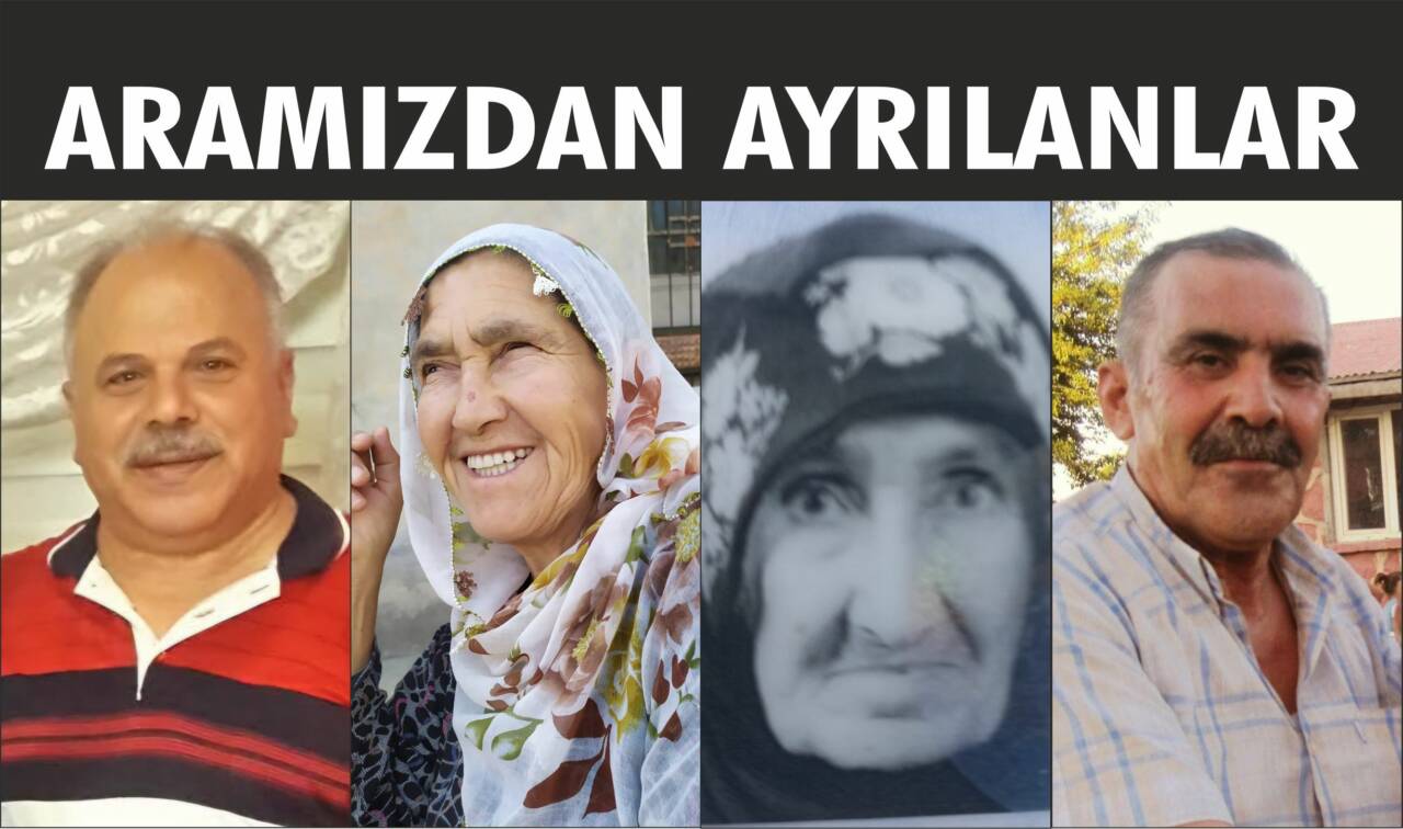 01-02-03.05.2025 Perşembe, Cuma, Cumartesi gününe ait Besni’de Vefat Edenler köşesi.