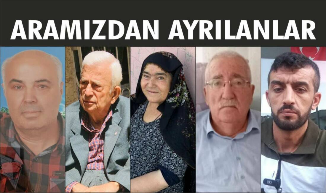 09-10.05.2025 Cuma, Cumartesi gününe ait Besni’de Vefat Edenler köşesi.
