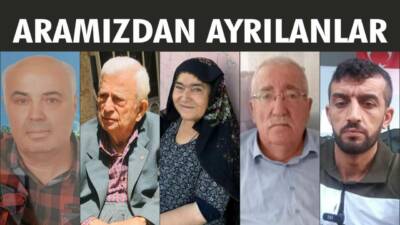 09-10.05.2025 Cuma, Cumartesi gününe ait Besni’de Vefat Edenler köşesi.