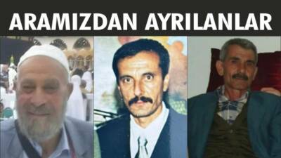 19-20.05.2025 Pazartesi, Salı gününe ait Besni’de Vefat Edenler köşesi.