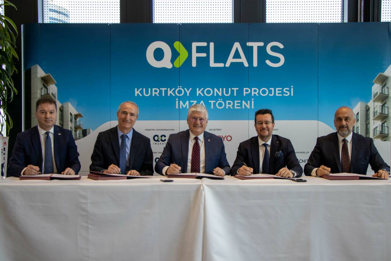 MHR GYO’nun hayata geçirdiği QFlats projesinin işbirliği töreni Quick Tower’da