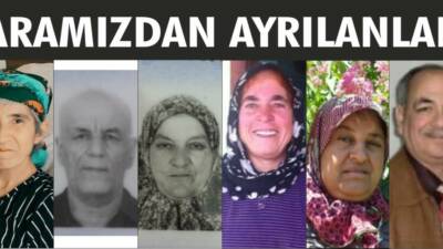 26-27-28.05.2025 Pazartesi, Salı, Çarşamba gününe ait Besni’de Vefat Edenler köşesi.