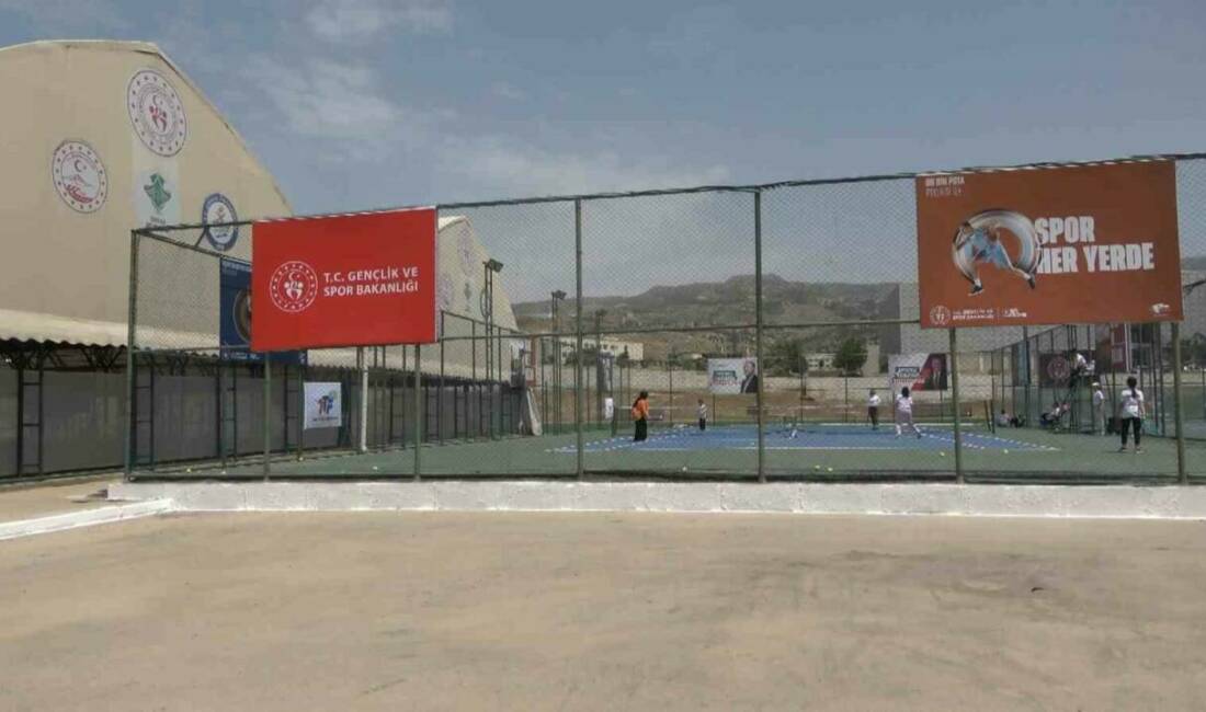 Şırnak'ta düzenlenecek olan 4. Uluslararası "Cudi Cup Tenis Turnuvası" için