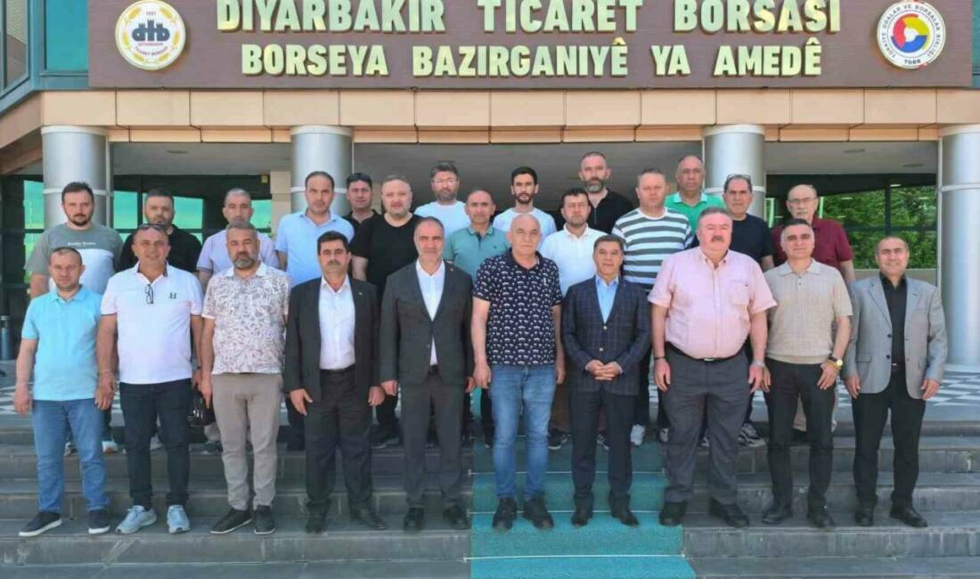Afyonkarahisar Ticaret Borsası heyeti, Diyarbakır Ticaret Borsasını ziyaret ederek iş