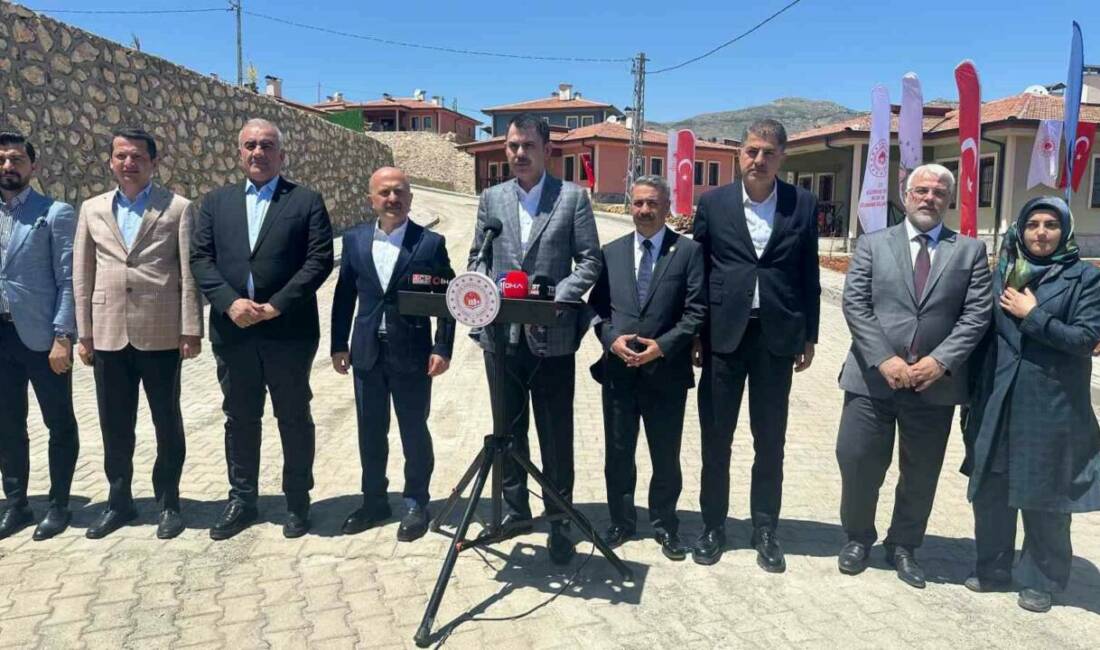 Çevre, Şehircilik ve İklim Değişikliği Bakanı Murat Kurum, Adıyaman’ın İndere