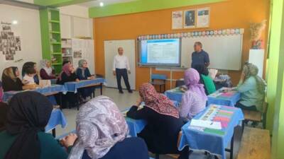 Batman’ın Kozluk ilçesinde Aile Okulu Projesi kapsamında katılımcılara ilk yardım