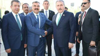 BBP Genel Başkanı Mustafa Destici, Diyarbakır'a yaptığı ziyarette kanaat önderi