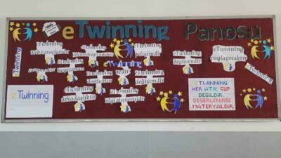 Dicle ilçesindeki Sergenli Ortaokulu öğrencileri, atık maddeler ve çevre bilinci